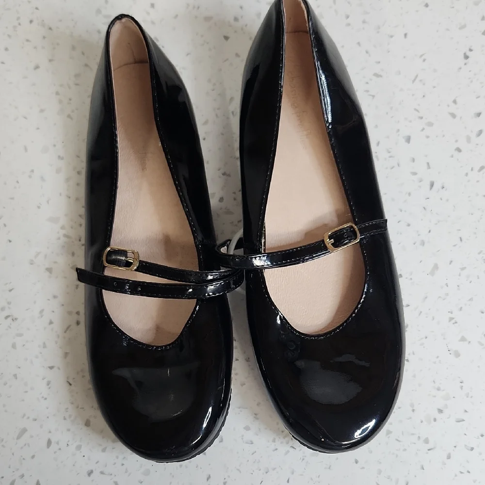 Chasing Fireflies Black Patent Dress Shoes